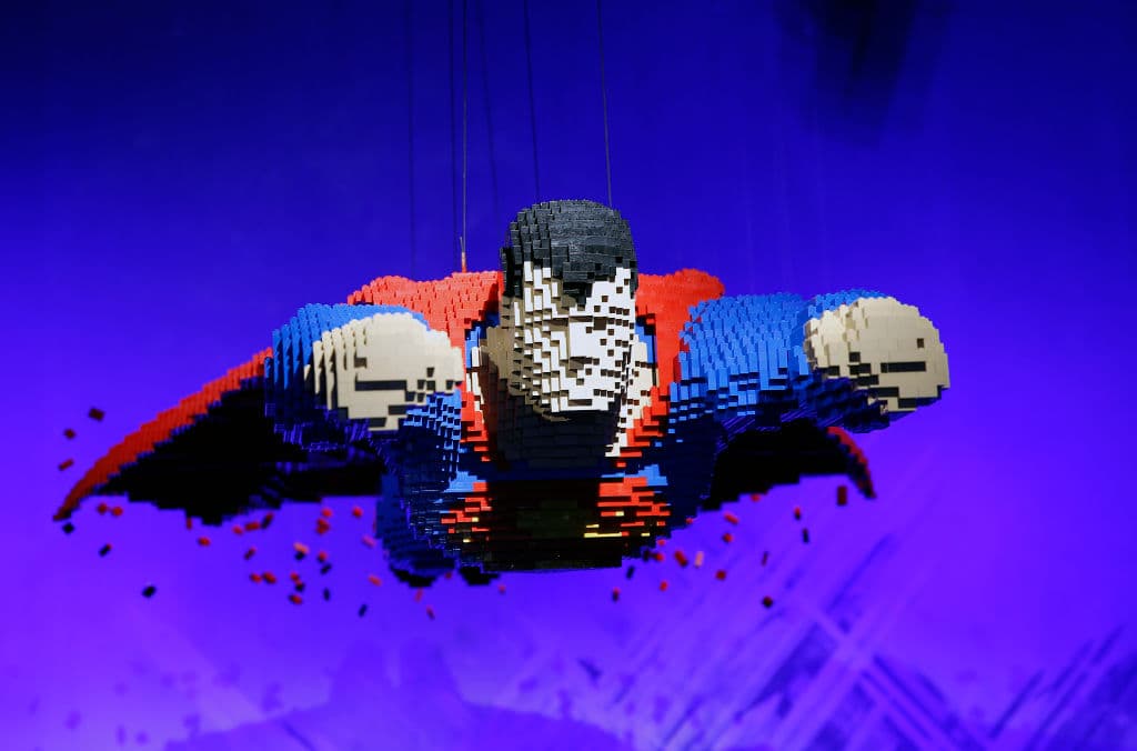 "The Art Of The Brick: DC Super Heroes"
