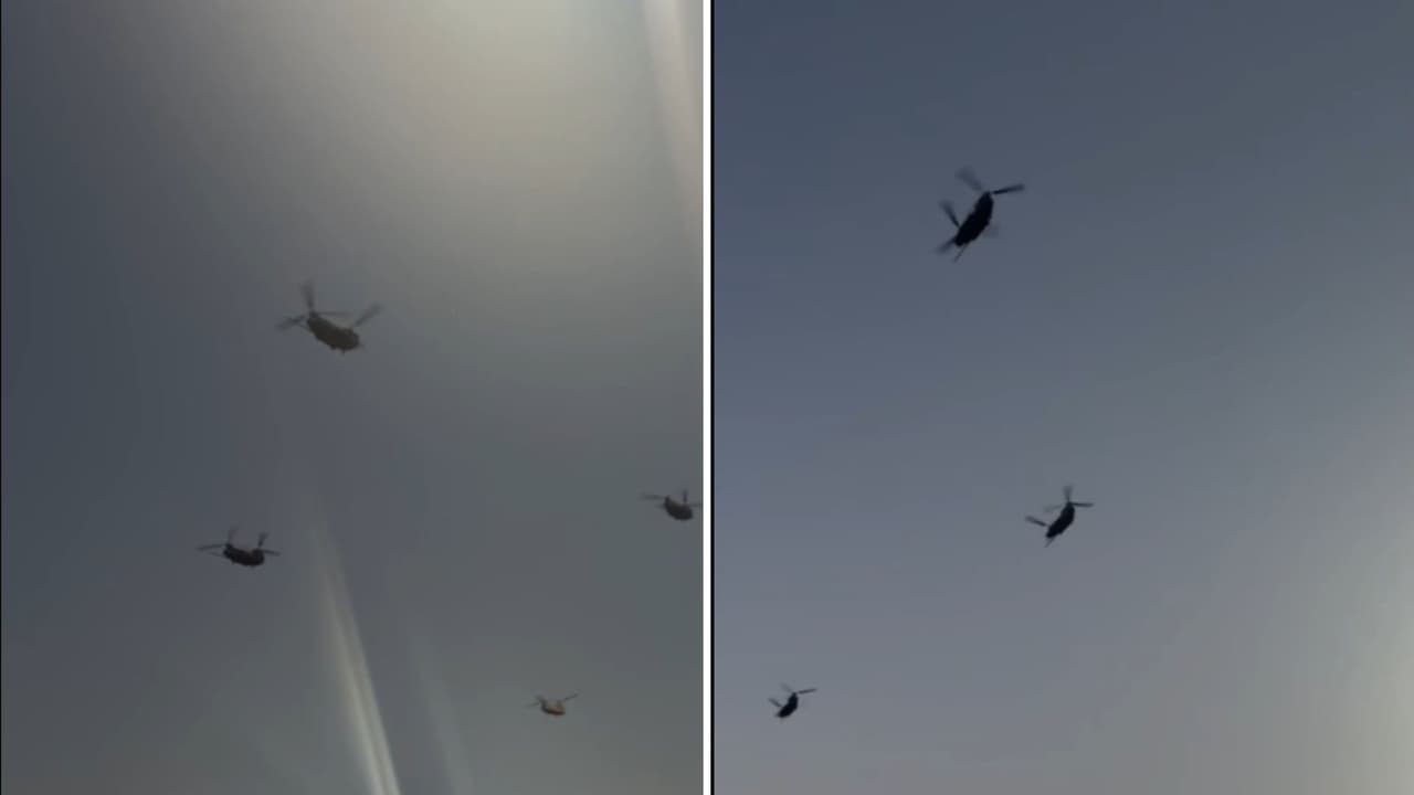 Captan aeronaves sobrevolando base militar en San Antonio