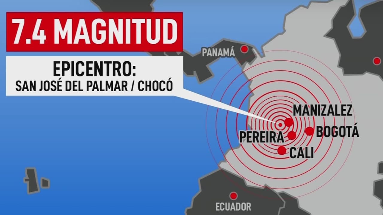 Terremoto en Colombia: Mapa del epicentro y zonas afectadas hoy 10 de agosto de 2026