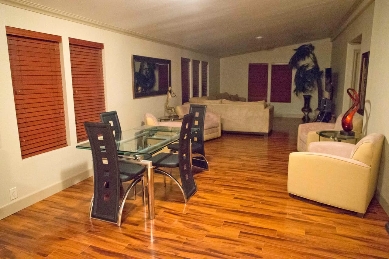 Este es el lugar en el que se hospedó.