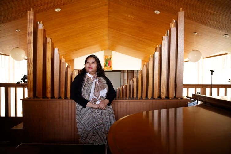 Rosa Gutierrez Lopez from El Salvador has been living in sanctuary in a church for a year due to a deportation order.