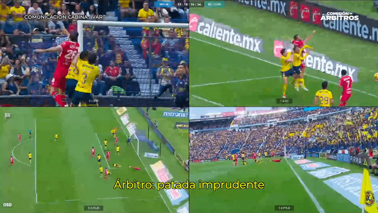 Revelan audios del VAR del América vs. Toluca pero no hablan del posible gol