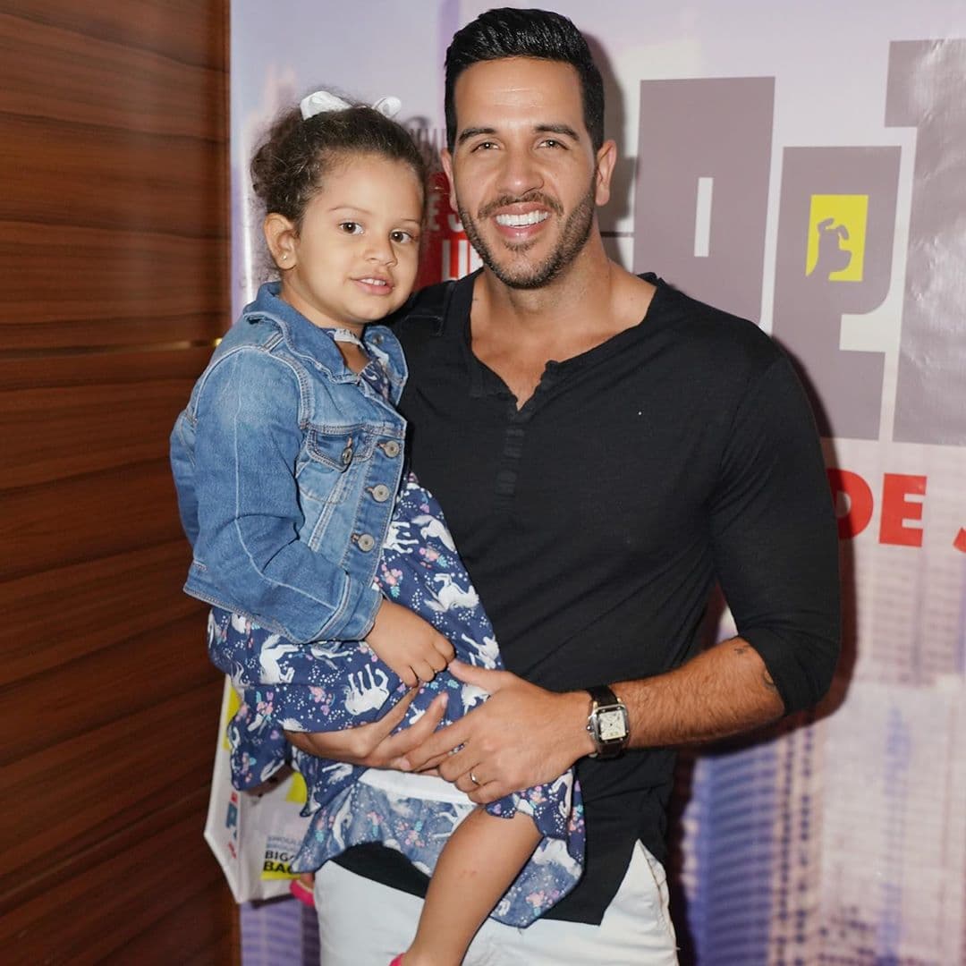 Anabella se divirtió al máximo junto a los hijos de los compañeros de trabajo de Yisus.