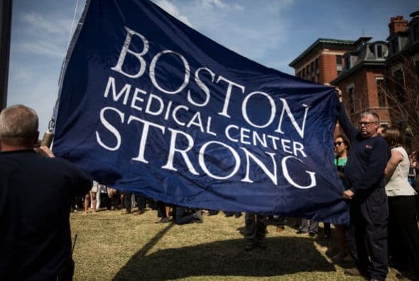 "Boston Strong" es otro de los lemas.
