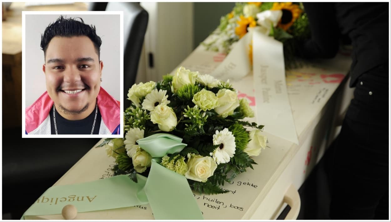 Realizan los servicios funerarios del papá que murió atropellado por su camioneta