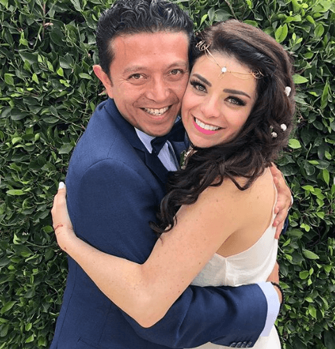 Al pie de las fotos, la actriz escribió: "Una imagen dice más que mil palabras. #HoyTeElijo Amor como mi Esposo llena de inmensa dicha, gratitud, plenitud, paz y amor (...)".