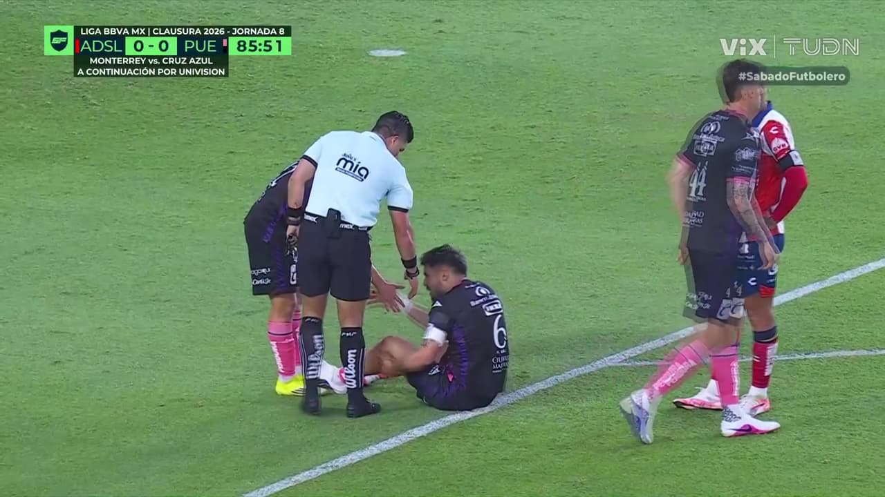 ¡Epaaaaa! La faltota de Joao Pedro sobre Nico Díaz en el San Luis vs. Puebla