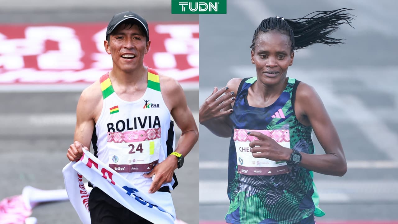 ¡Récord varonil! Héctor Garibay y Chepchirchir ganan Maratón de CDMX