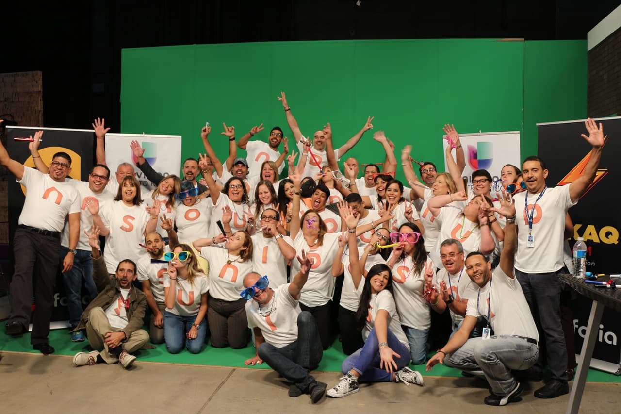 Empleados y talentos de Univision Puerto Rico formaron parte de la campaña.