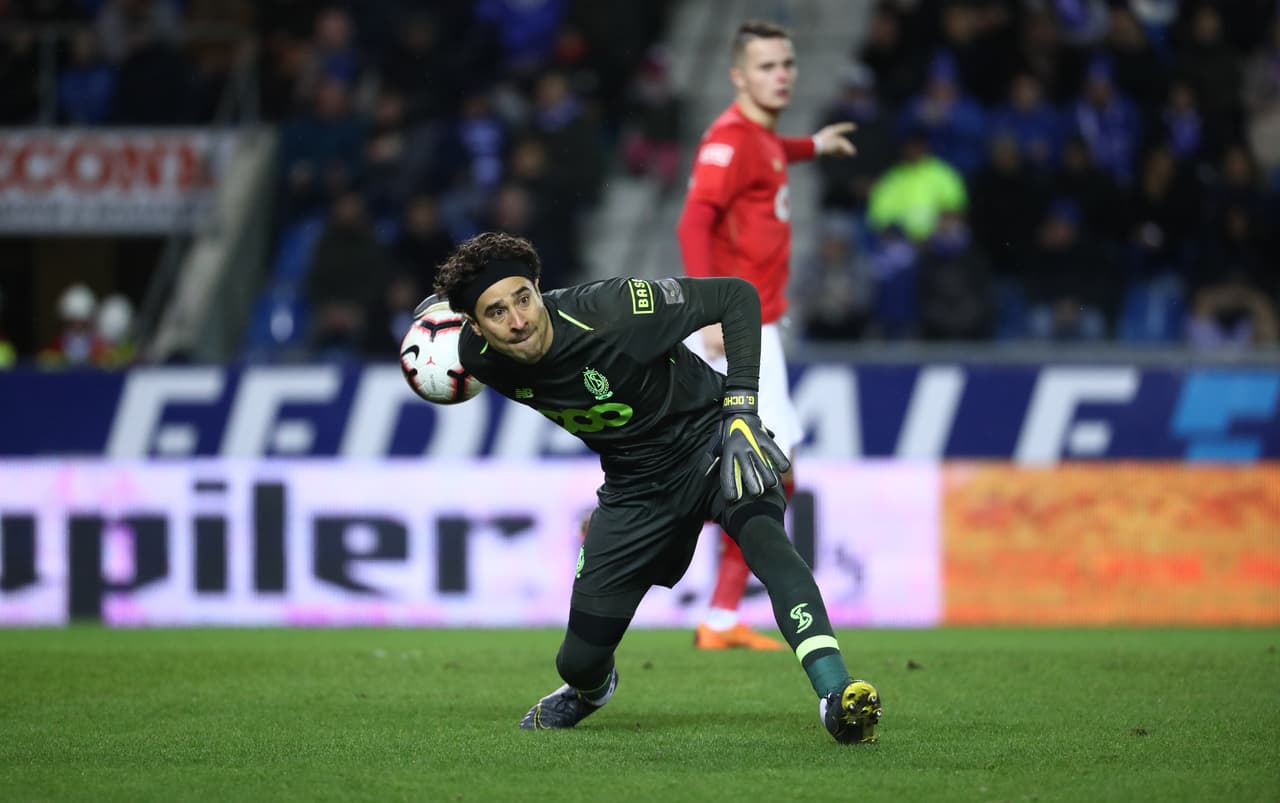 Guillermo Ochoa: el Standard Lieja sigue buscando afianzarse en la zona alta de la clasificación y el portero es pieza vital de ese objetivo. El domingo visitan al Cercle Brugge.