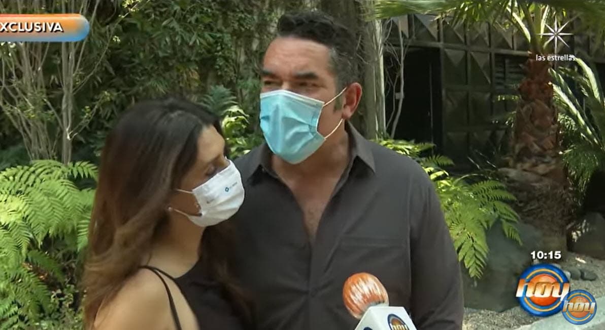 "
<b><a href="https://www.youtube.com/watch?app=desktop&v=FBcwWrN7qXo" target="_blank">Ni nos importan esas notas</a></b>, ni las pelamos", dijo Mayrín Villanueva, abrazada de su marido ante la cámara de 
<b>Hoy</b> en la entrevista presentada en México este martes 11 de mayo. 
<br>