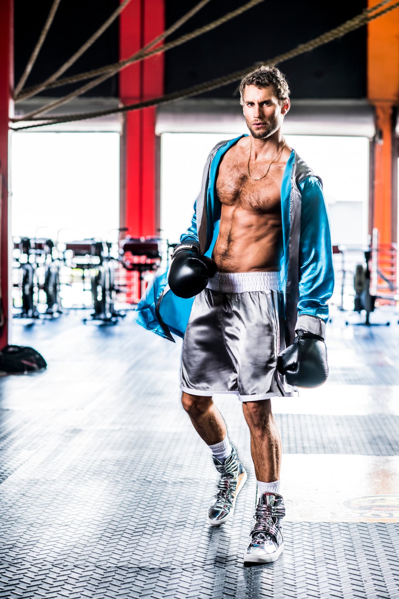 Franco Noriega en exclusiva para Mira Quién Baila. 
<br> Fotógrafo: 
<b>Felipe Cuevas / Univision</b> Locación: 
<b>CrossFit Doral – Miami, FL</b> Vestuario: 
<b>Blanca Elena Martínez</b> MakeUp: 
<b>Rocco Donna Hair & Beauty Art</b>