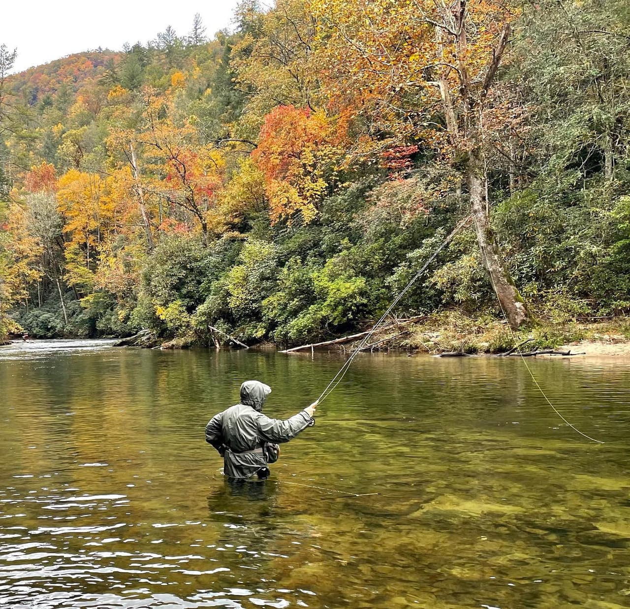 <b>Chattooga River</b>. Fluyendo desde las montañas de Carolina del Norte, hacia Georgia se encuentra el río Chattooga, un entorno discreto y protegido designado como un río nacional salvaje y escénico, los pescadores acuden en masa a las montañas de Georgia para pescar truchas de arroyo, arcoíris y marrones, que pueden ser más grandes en comparación con los peces de otros lugares.
<br>
<br>
<b><a href="https://goo.gl/maps/DtTPpoyHHU7EGAvr7">Cómo llegar</a></b>