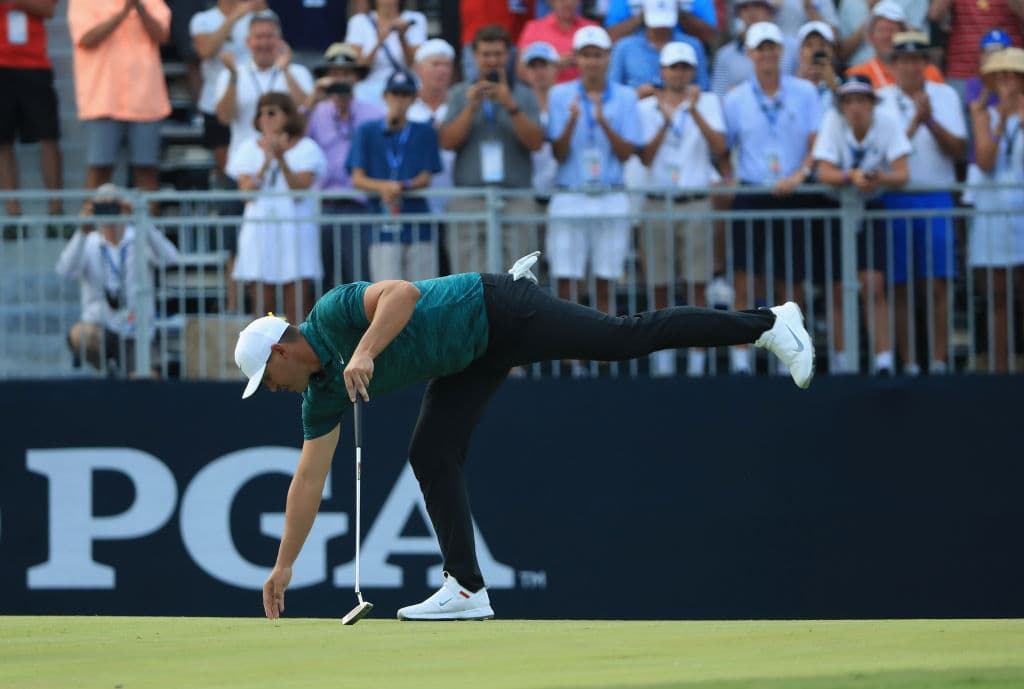 Pero a pesar de la gran presión que ejerció Woods, Koepka respondió como los grandes: consiguió un par de birdies en los nueve hoyos finales para escaparse con el triunfo.