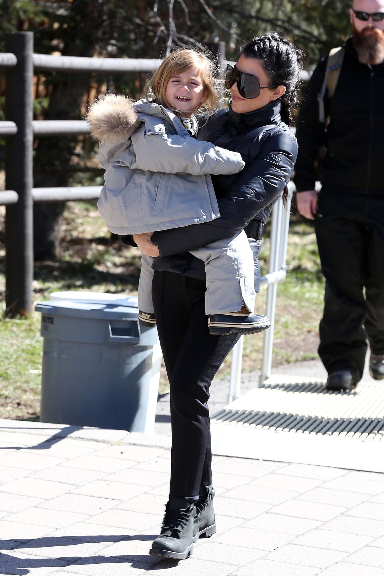 Kourtney con su hija Penelope.