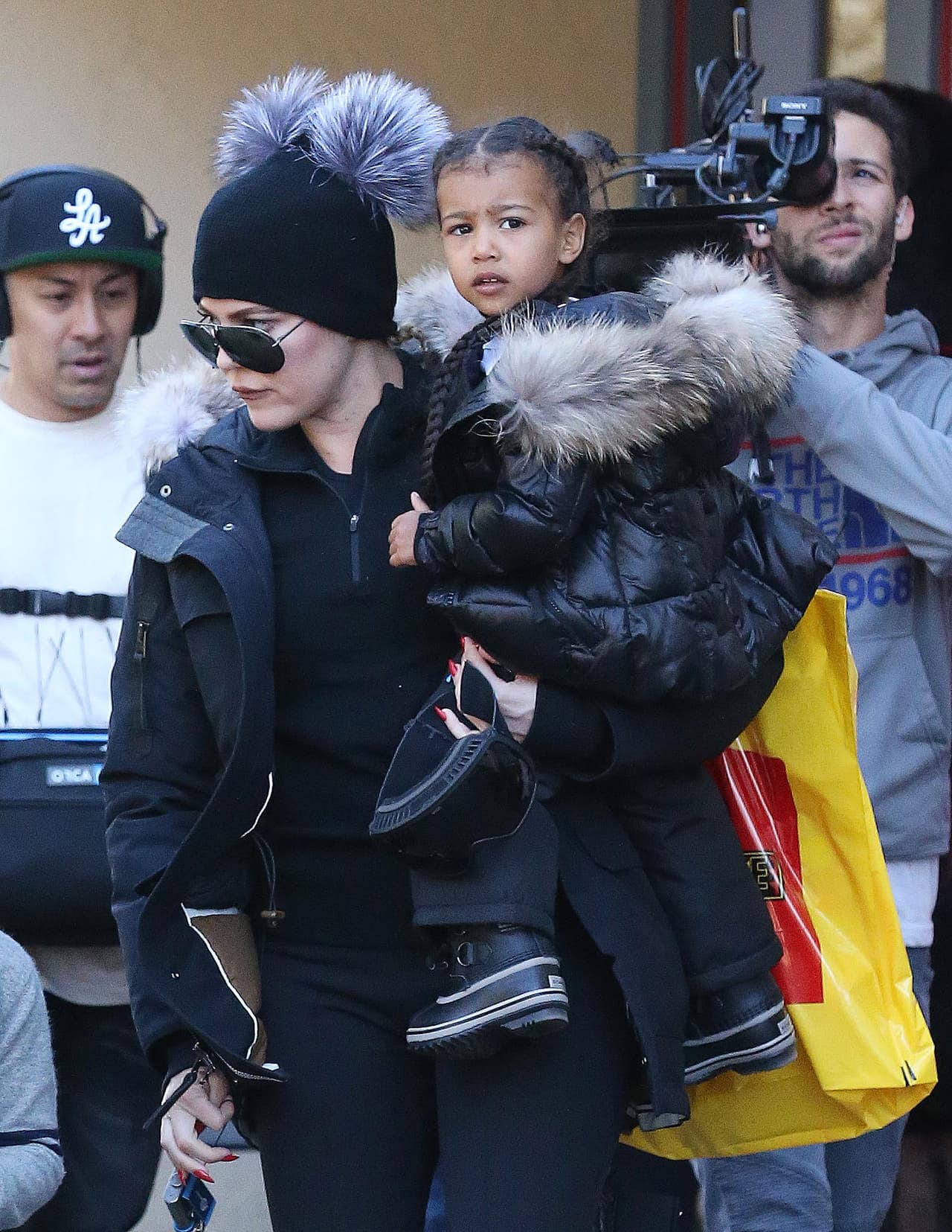 Todo fue grabado obviamente para su reality show.