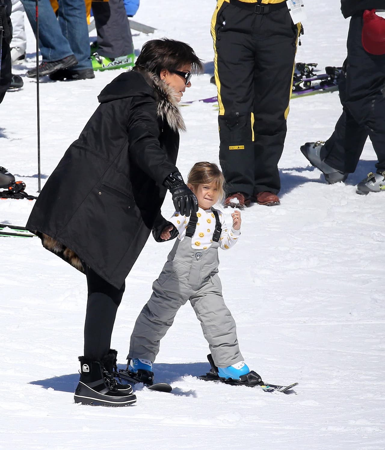 Penelope también se unió a la diversión.