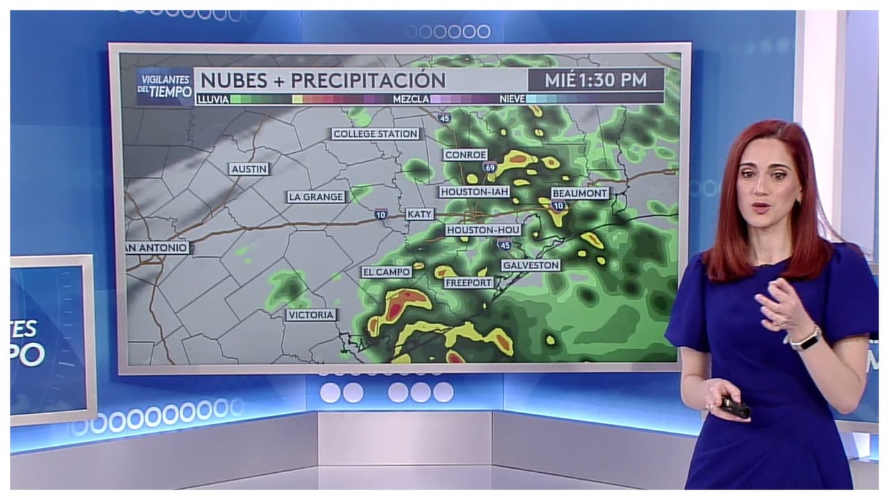 Pronóstico del tiempo hoy en Houston: lluvias se presentan desde la mañana este 21 de enero de 2026