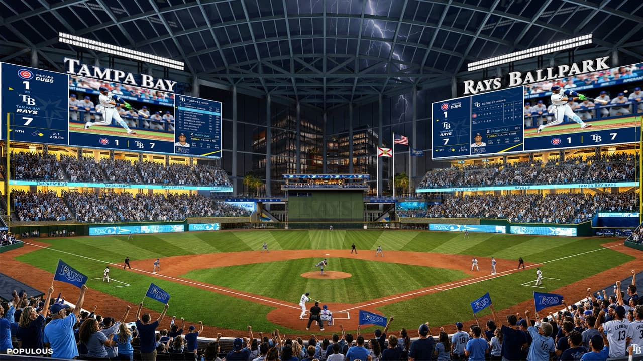 Así será el nuevo estadio de los Tampa Bay Rays: revelan las primeras imágenes