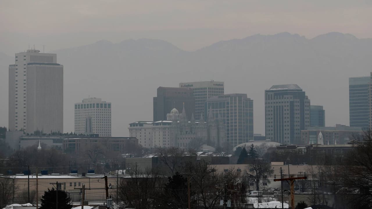 Salt Lake City destaca en todo el país por su mala calidad del aire