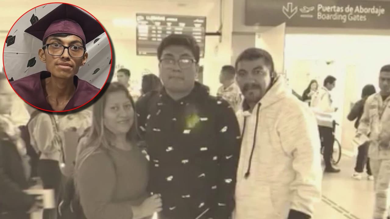 El momento en que los padres de Kevin González salieron de EEUU para reencontrarse con su hijo
