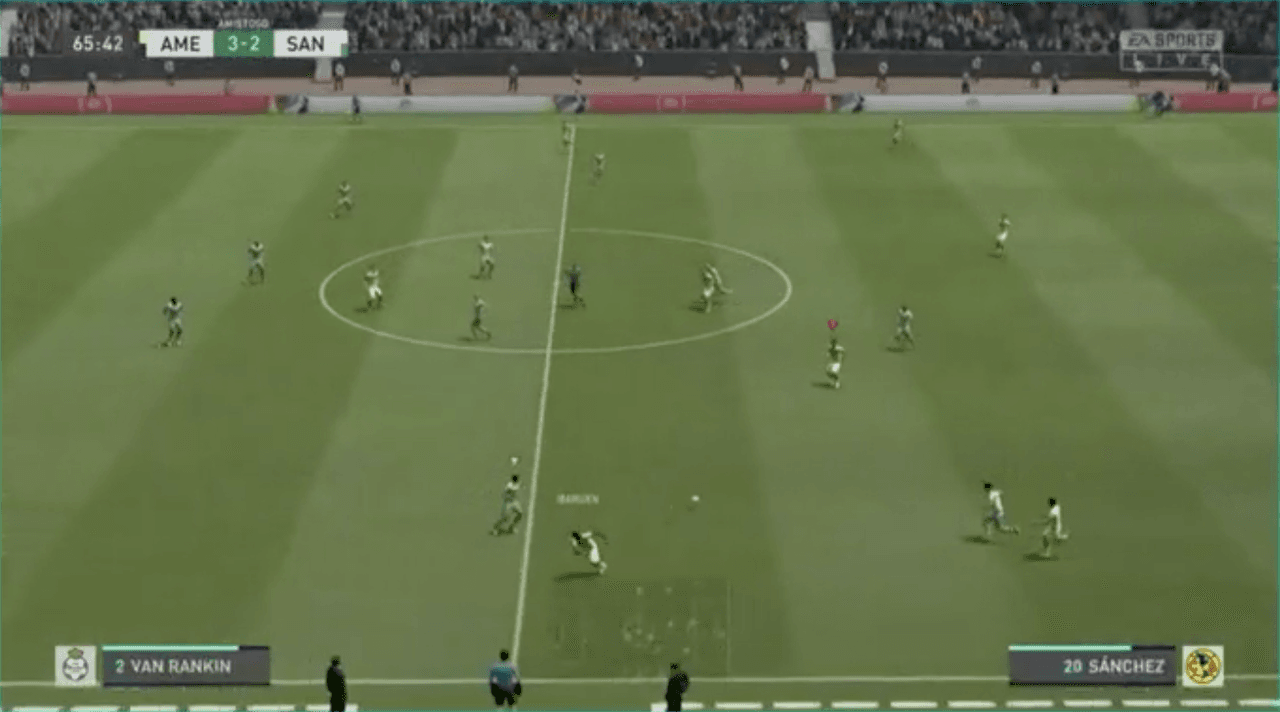 Divertido partido entre Santos y América finaliza en goleada 2-4 a favor de las Águilas.