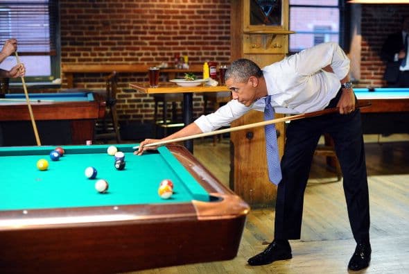 Aunque destacó que Obama bebiera cerveza y luego jugara billar.