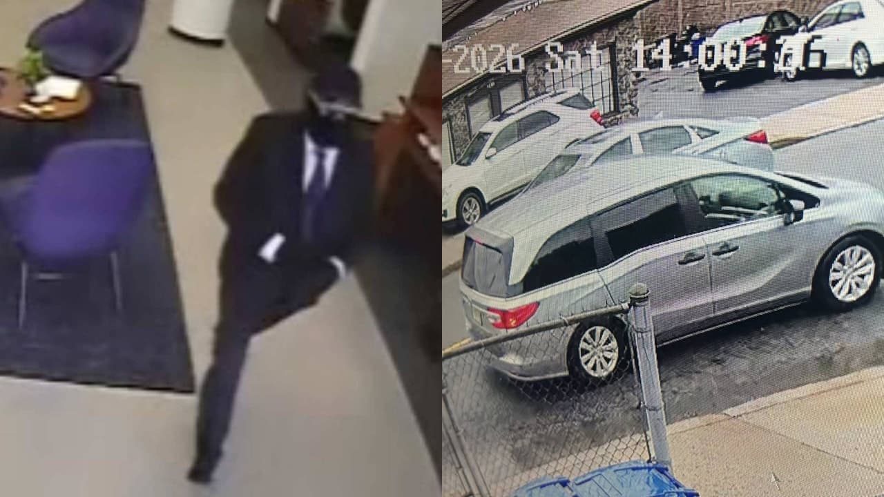 Policía de Morris busca a sospechoso que asaltó banco en Boonton vestido con traje y corbata.