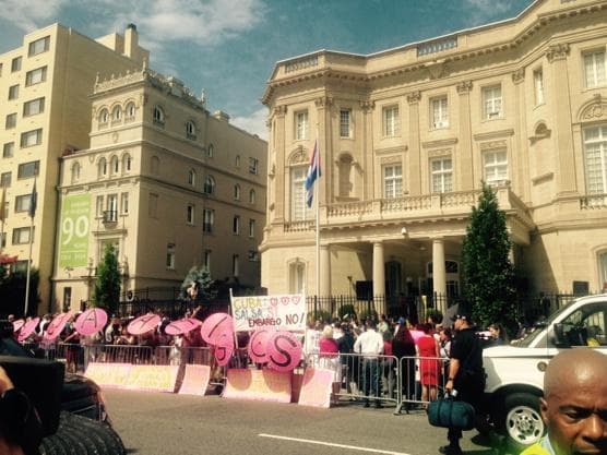 Reapertura de la embajada cubana en Washington.