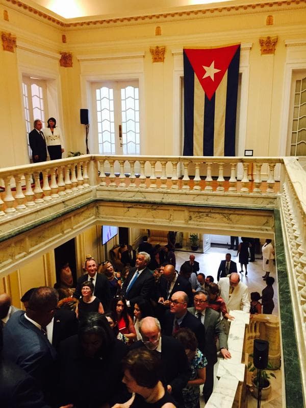 Reapertura de la embajada cubana en Washington.