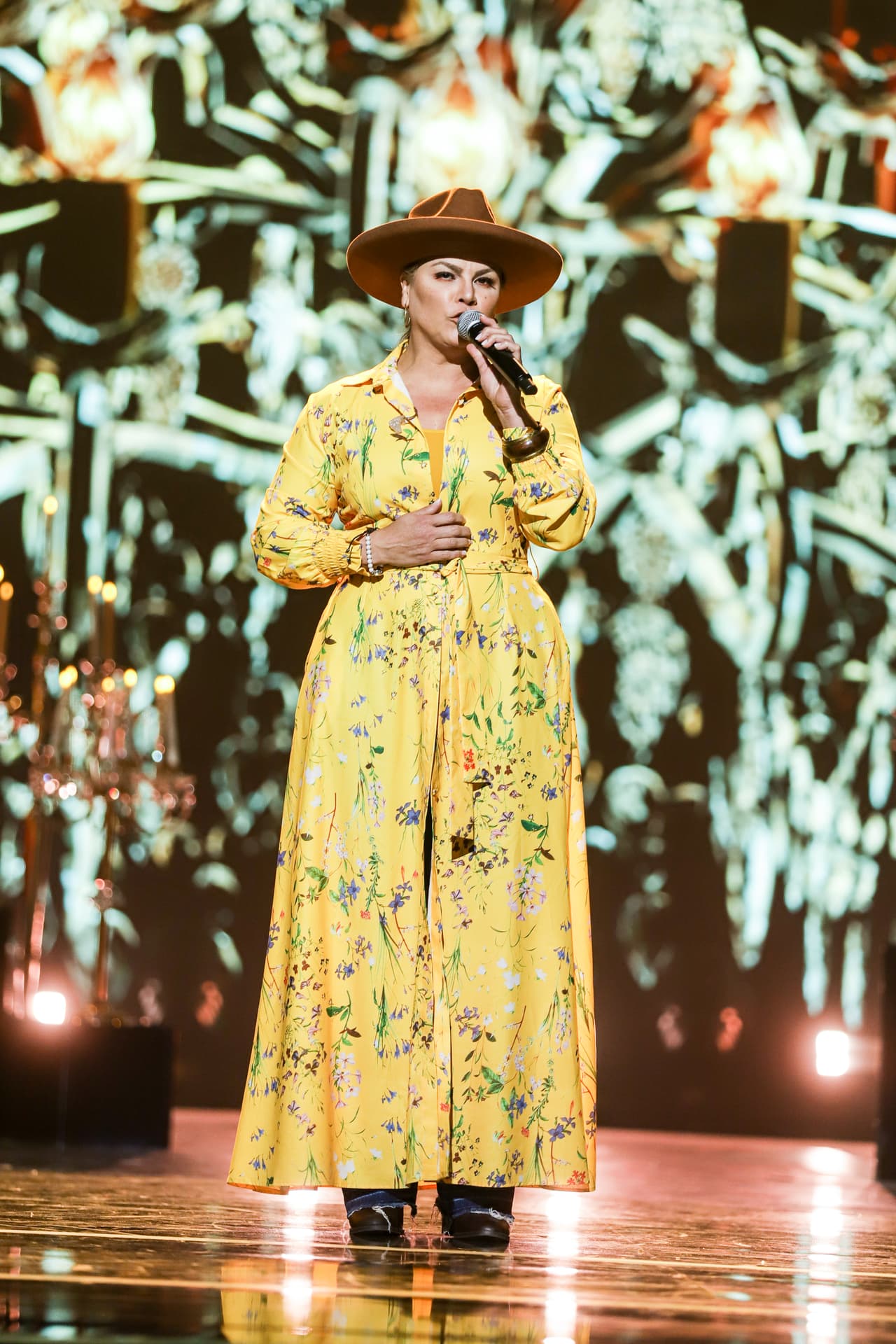 Para Olga Tañón fue su segundo día de ensayos, esta vez compartió escenario con Vikki Carr, Nella y Paula Arenas.