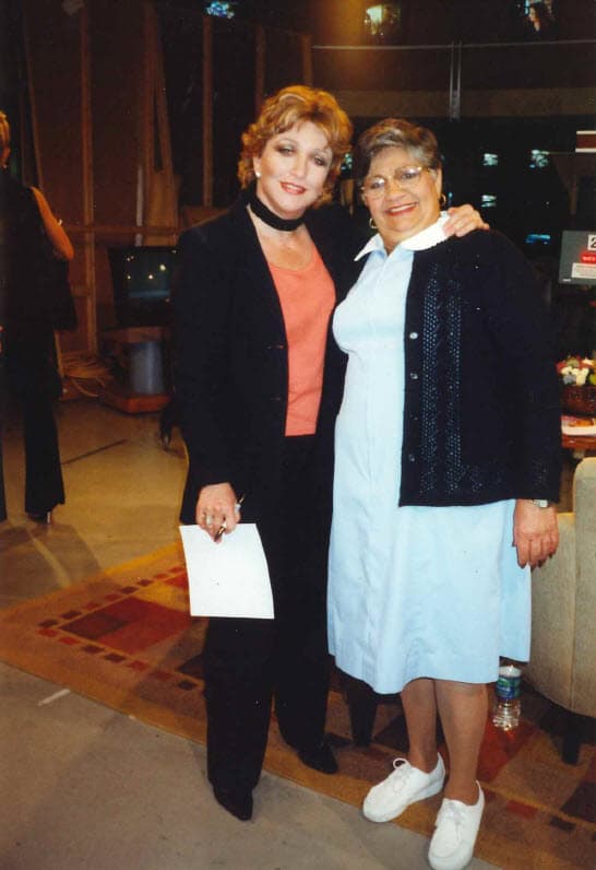 Junto a Angélica María.