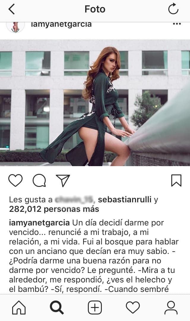 Desde ese momento, Angelique comenzó a dar 'me gusta' en algunas publicaciones de la modelo.