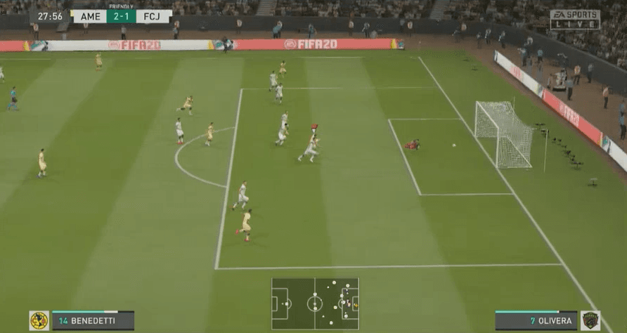 En un partidazo, el América de Nicolás Benedetti despedazó a Juárez de Diego Roldán 6-3 en el torneo virtual de la eLiga MX.