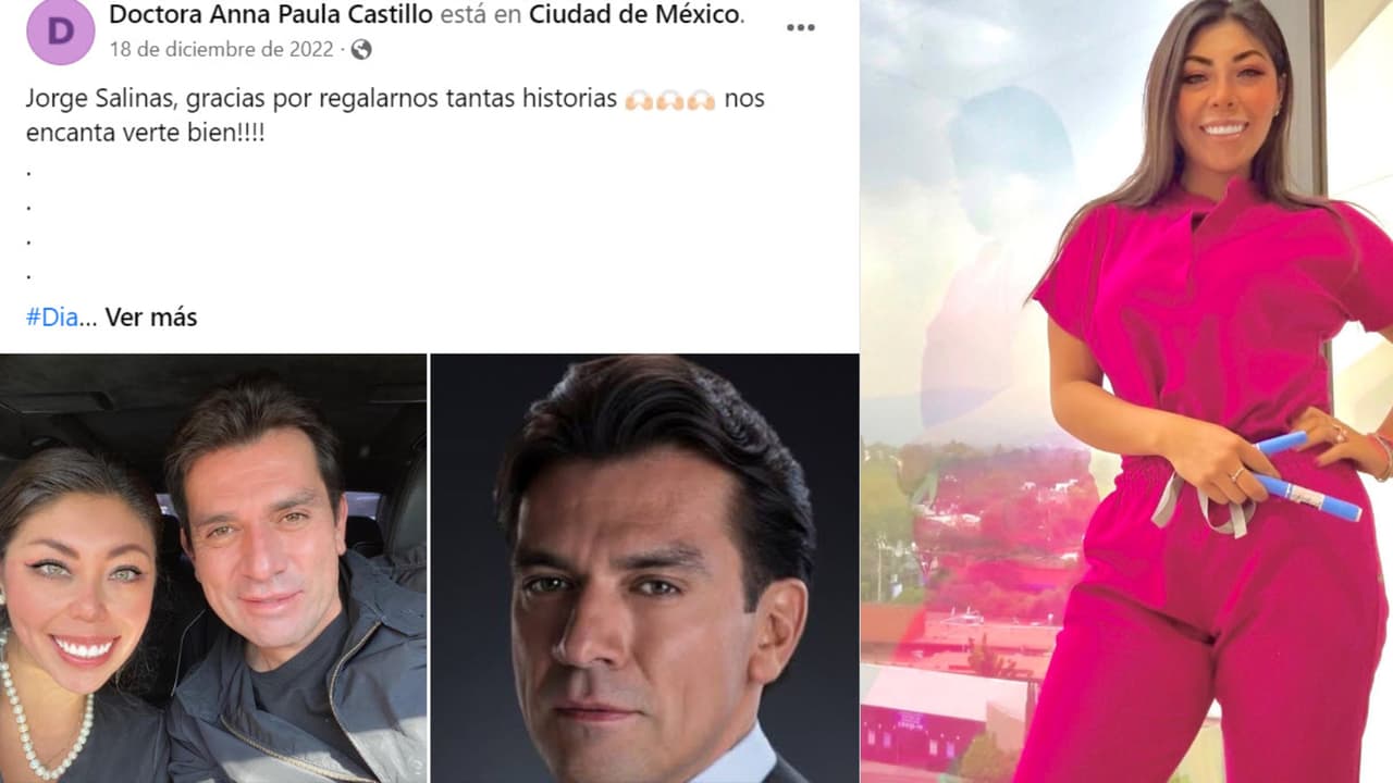 Esta es la única foto que Anna Paula Guerrero Castillo tiene publicada con Jorge Salinas.