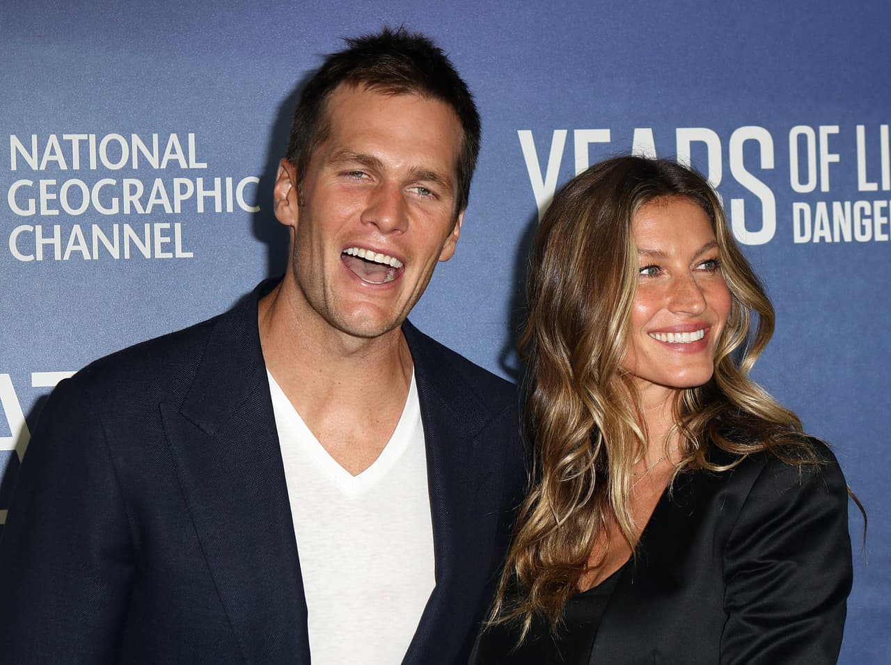 Gisele Bündchen y Tom Brady aparcieron en la alfombra roja de la premier de la senguda temporada de la serie 'Years of Living Dangerously' en Nueva York.