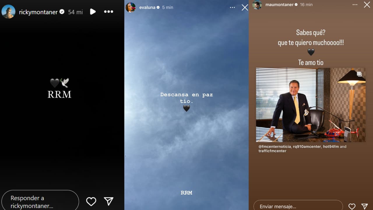 Así se despidieron de su tío los hijos de Ricardo Montaner.