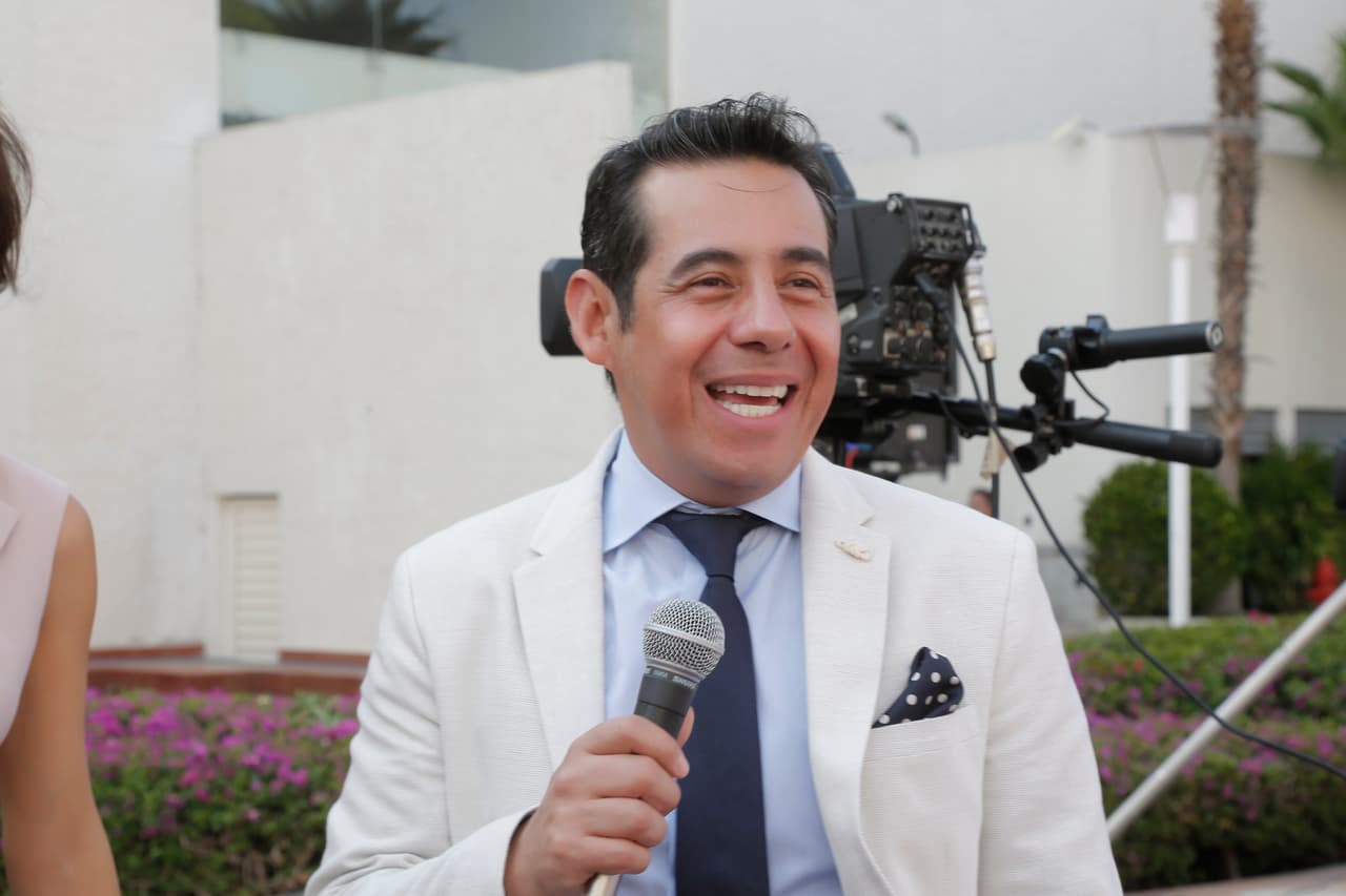 Yordi en todo momento se mostró muy sonriente.