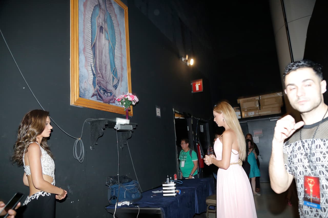 Ella estaba muy concentrada.