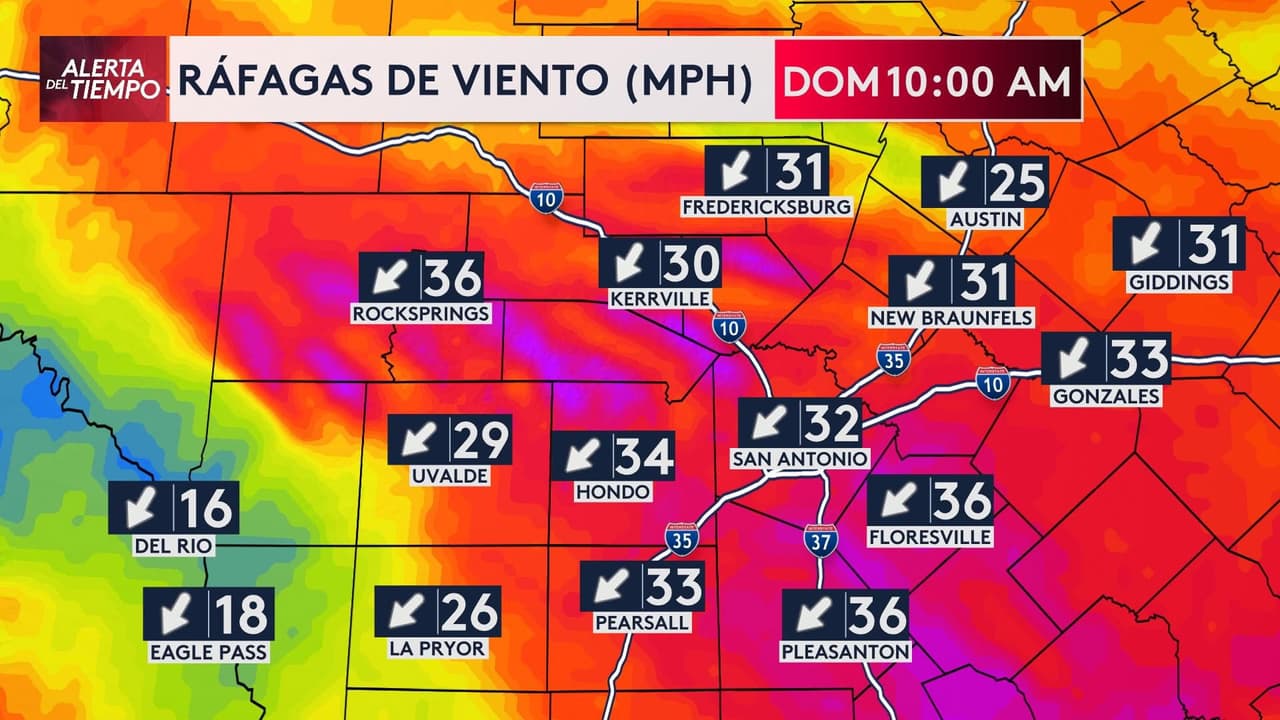 El aviso se debe a la llegada de un 
<b>frente frío</b> que traerá 
<b>vientos del norte de 15 a 30 millas por hora</b>, con 
<b>ráfagas que podrían superar las 40 o 45 mph</b>, además de 
<b>niveles de humedad por debajo del 20%</b> y vegetación seca en gran parte del estado.