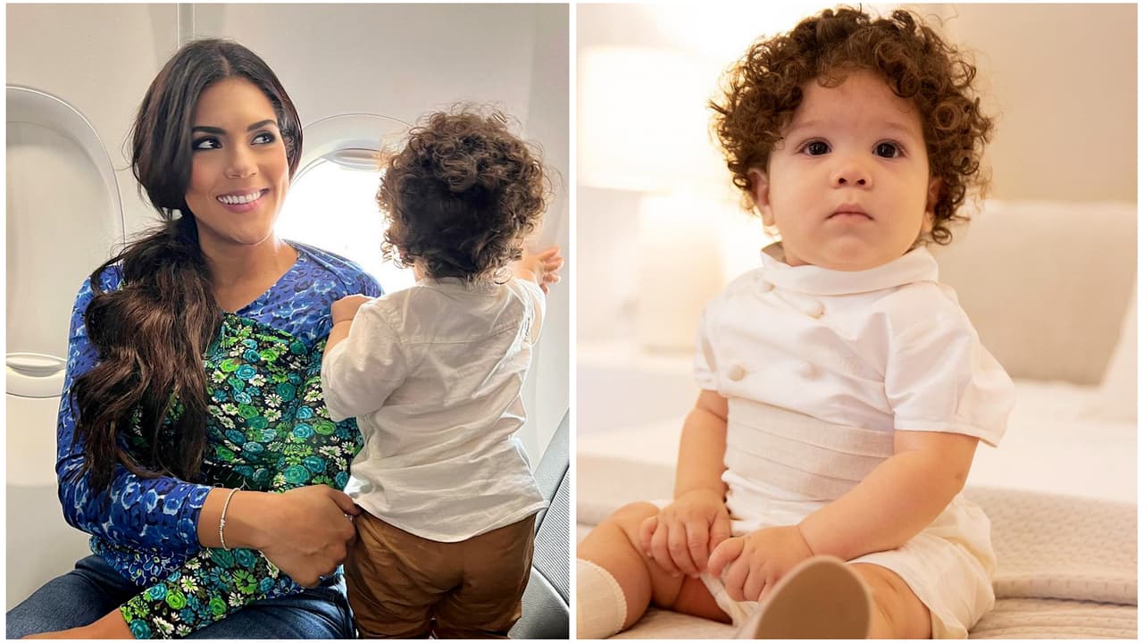 Francisca está dispuesta a todo para hacer reír a carcajadas al serio de baby Gennaro