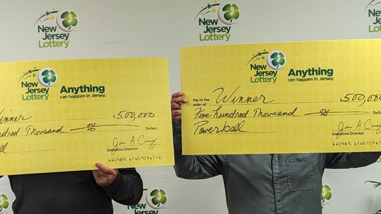 Mejores amigos dividen premio de $1,000,000 de Powerball en Nueva Jersey
