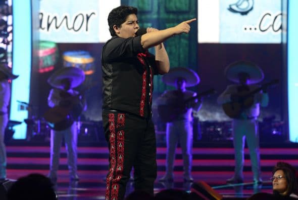 Durante la quinta semana, le tocó cantar en la ronda ranchera.