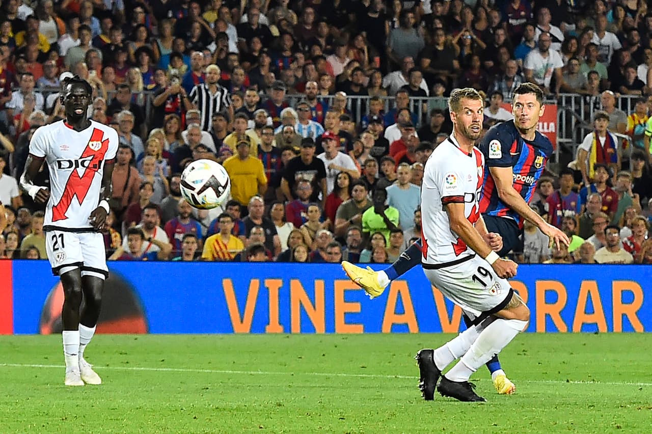 Barcelona y Rayo Vallecano empataron 0-0 en el Camp Nou en su debut en la temporada 2022-23 de LaLiga.