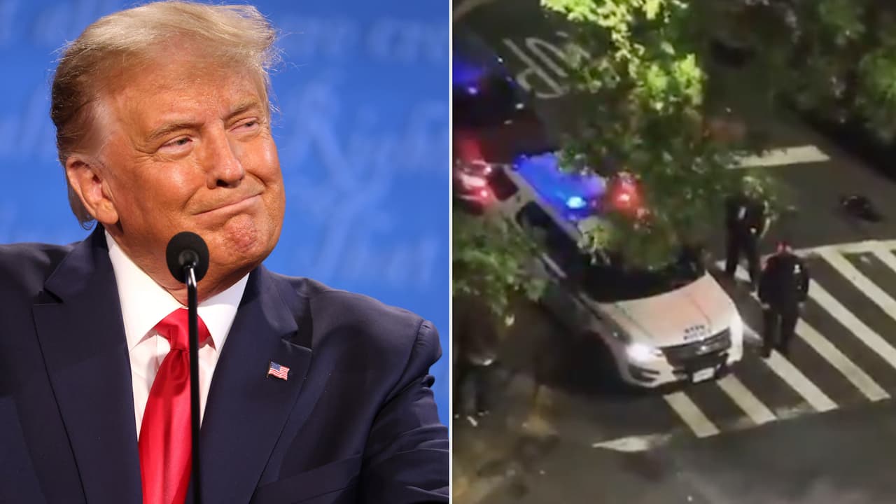  Trump afirma que policía de Nueva York debe reincorporar a oficial que dijo "Trump 2020" por el altavoz de una patrulla