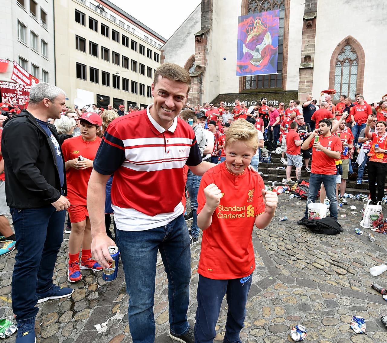 Fanáticos de todas las edades hicieron el viaje para ver a su equipo levantar una vez más el trofeo de Campeón.