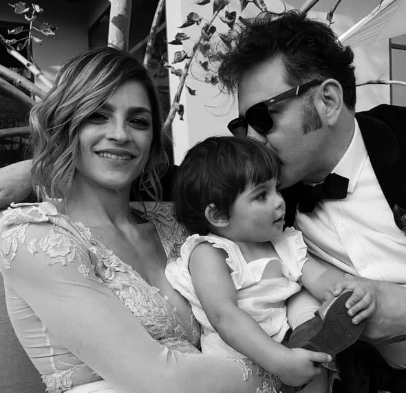 La pareja tiene una hermosa nena, Juliana, nacida en 2015.