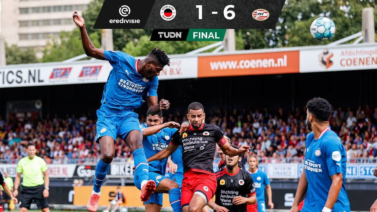 Guti colabora con asistencia en goleada del PSV sobre Excelsior