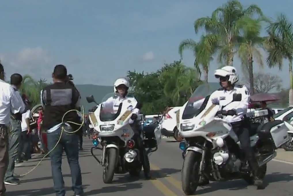 Un fuerte equipo de seguridad estuvo asistiendo en todo momento para evitar cualquier contratiempo.