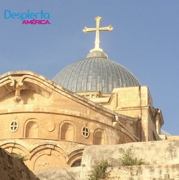 Maravillosa vista desde el Santo Sepulcro.
